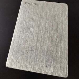 Toshiba Silver External Hard Drive